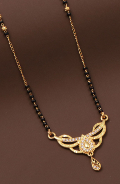 Simple Heritage Mangalsutra — view 2