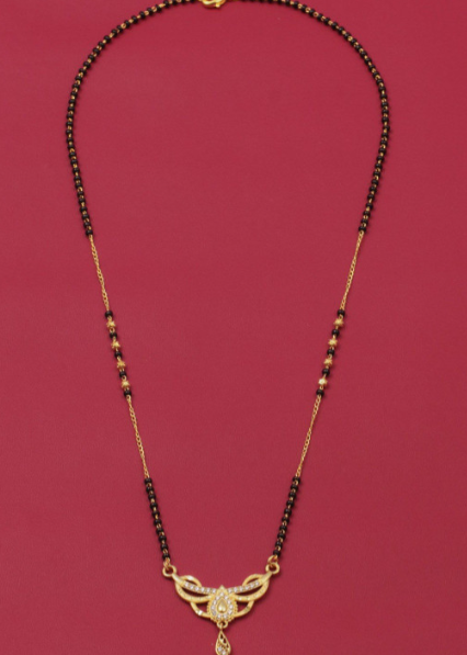 Simple Heritage Mangalsutra — view 3
