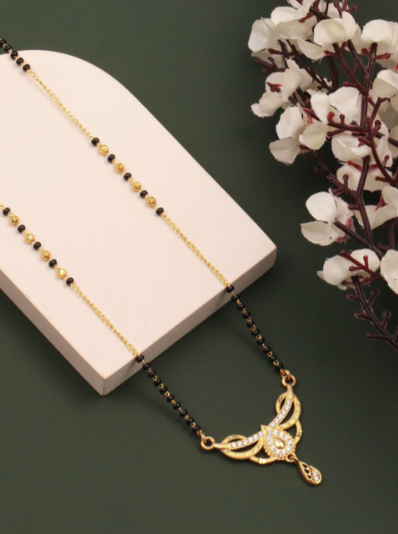 Simple Heritage Mangalsutra — view 5