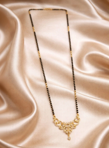 Festive Geru Mangalsutra — view 3