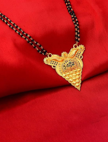 Simple Geru Mangalsutra