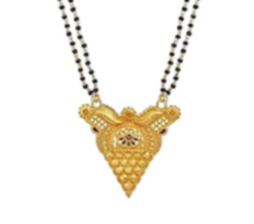 Simple Geru Mangalsutra — view 2
