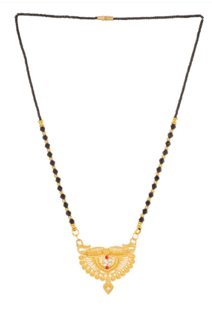 Classic Geru Design Mangalsutra — view 4