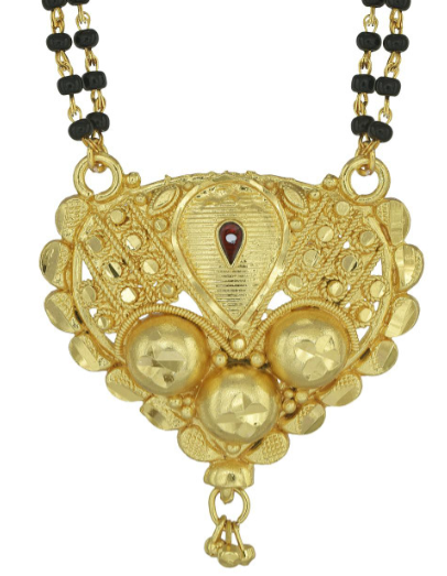Traditional Geru Mangalsutra — view 2