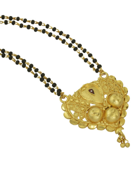 Traditional Geru Mangalsutra — view 4