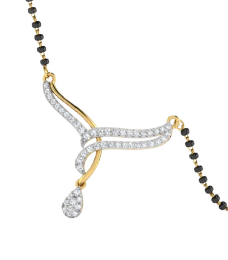 Modern Black Bead Pattern — view 2