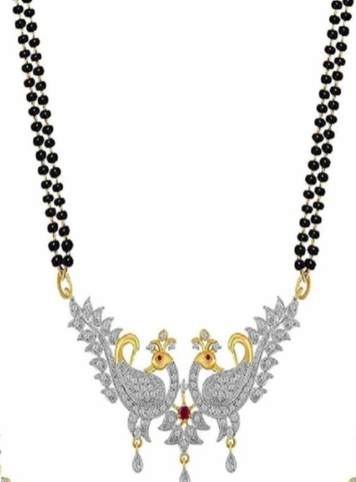 Traditional Black Beads Design