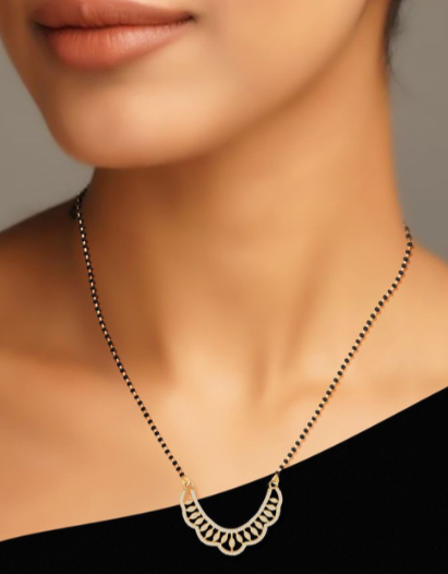 Classic Black Bead Mangalsutra