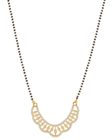 Classic Black Bead Mangalsutra — view 3