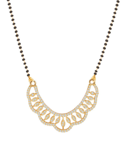 Classic Black Bead Mangalsutra — view 4