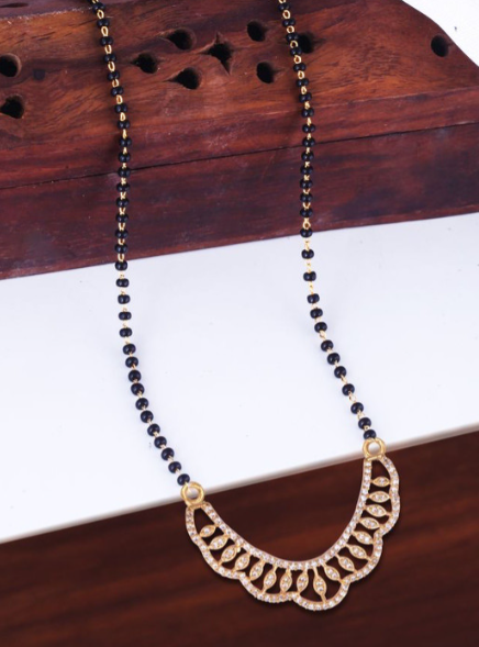 Classic Black Bead Mangalsutra — view 5