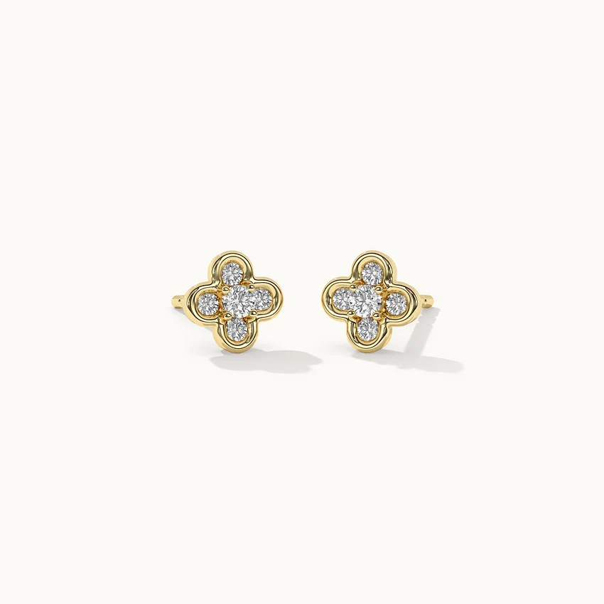 Polished Drop Stud Earrings — view 2