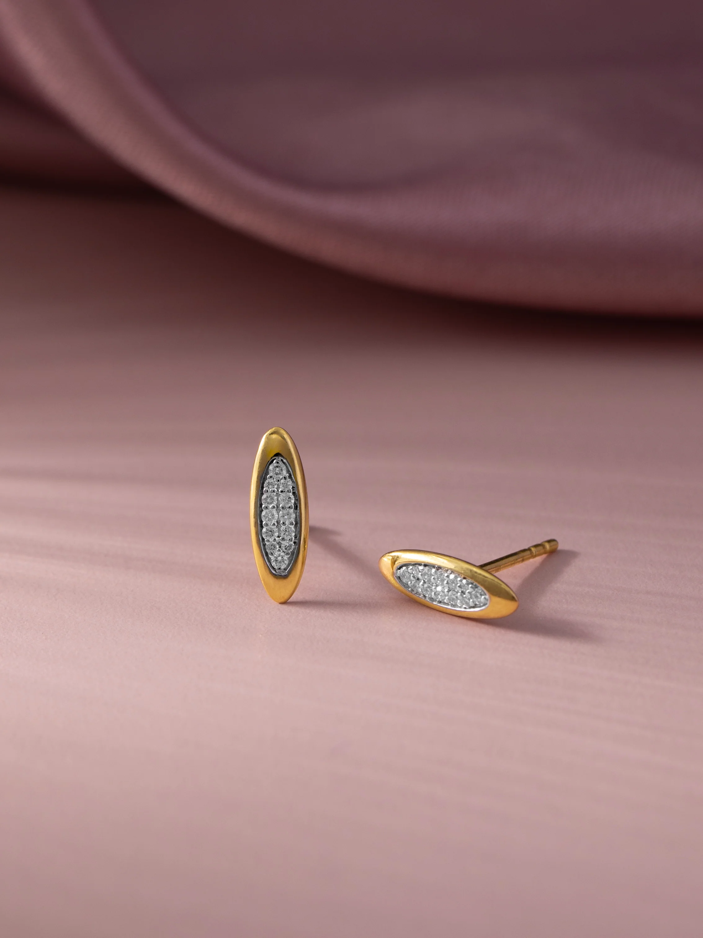 Minimal Ball Stud Earrings — view 2