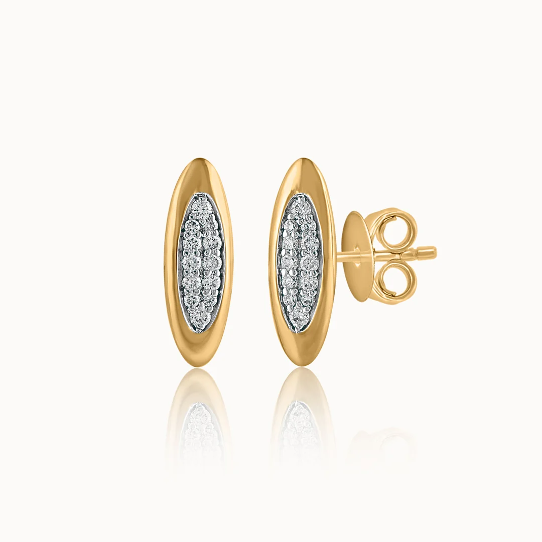 Minimal Ball Stud Earrings — view 3