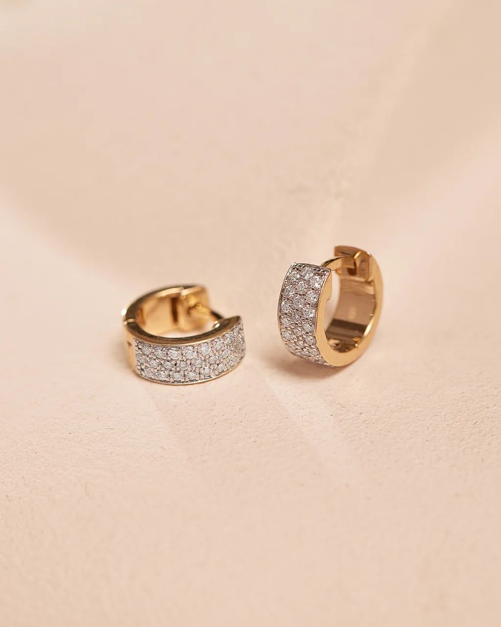 Bold Statement Diamond Hoops