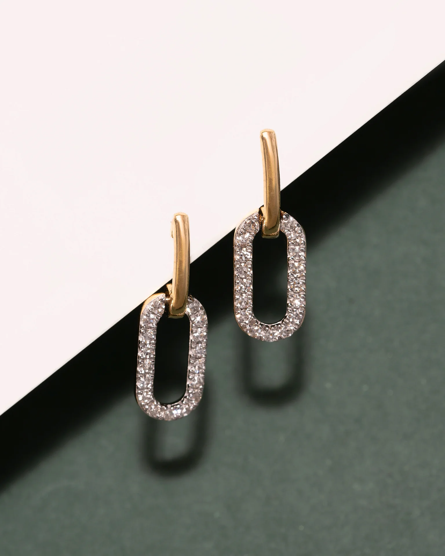 Textured Huggie Hoops — view 3