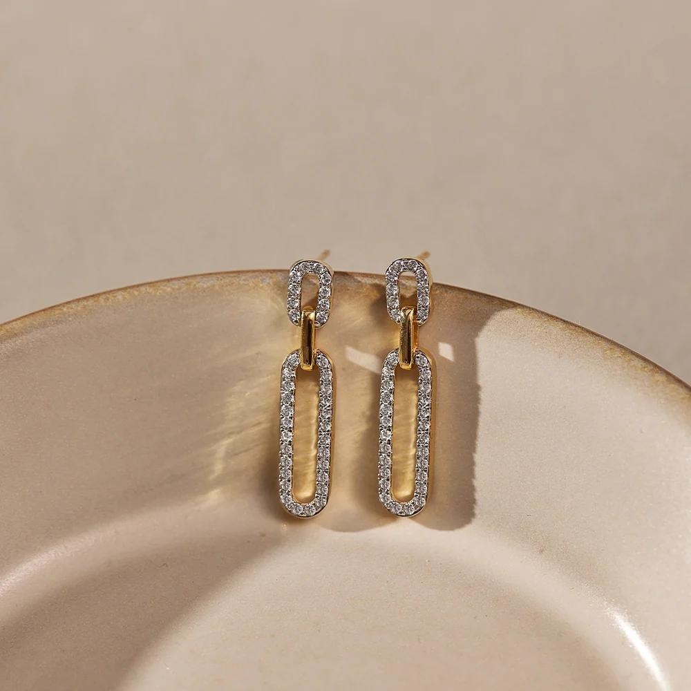 Sleek Huggie Hoop Earrings — view 2