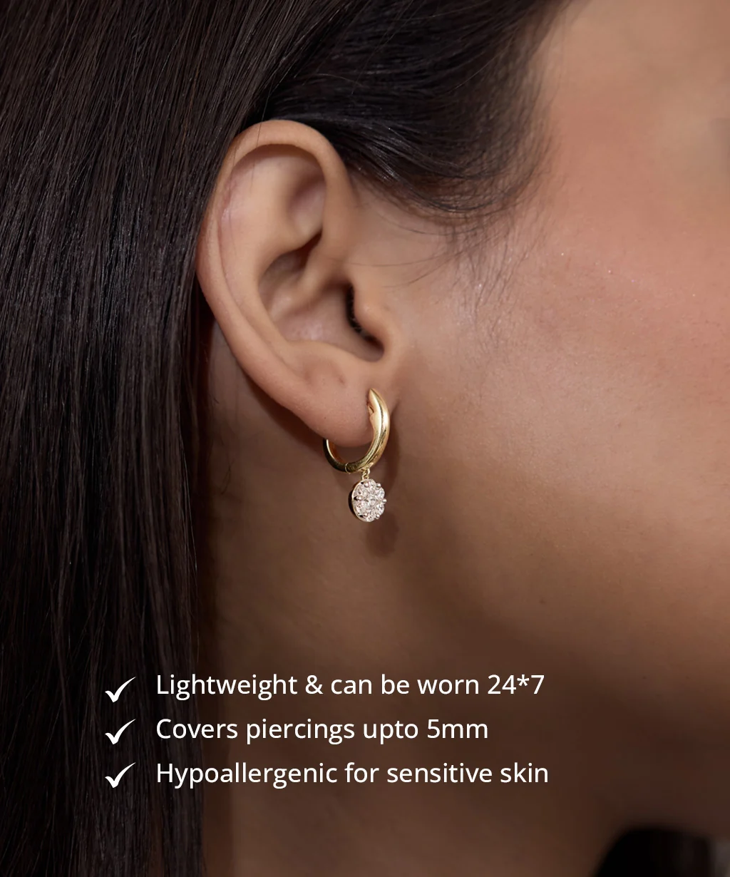 Layered Huggie Earrings — view 3
