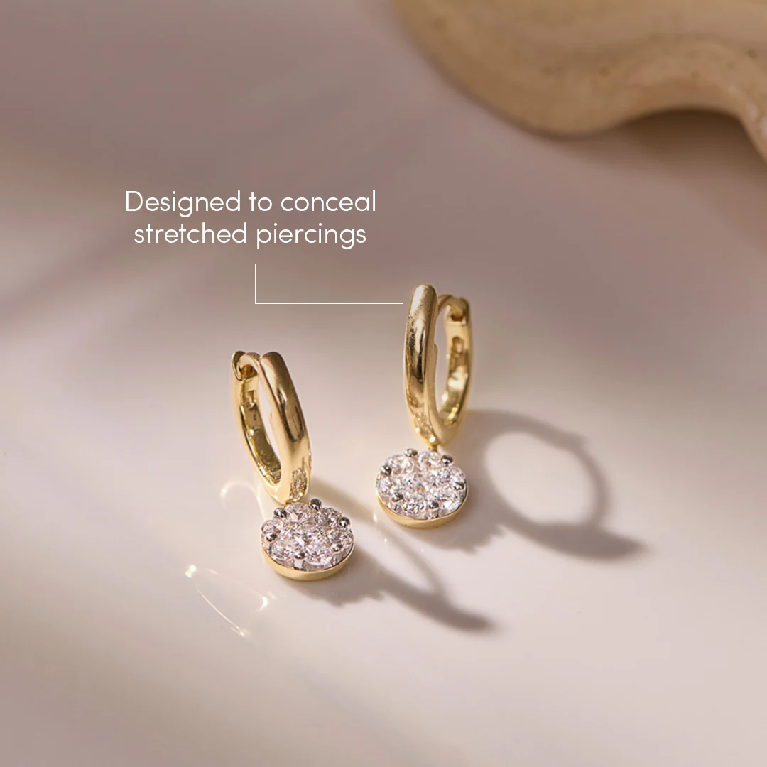 Layered Huggie Earrings