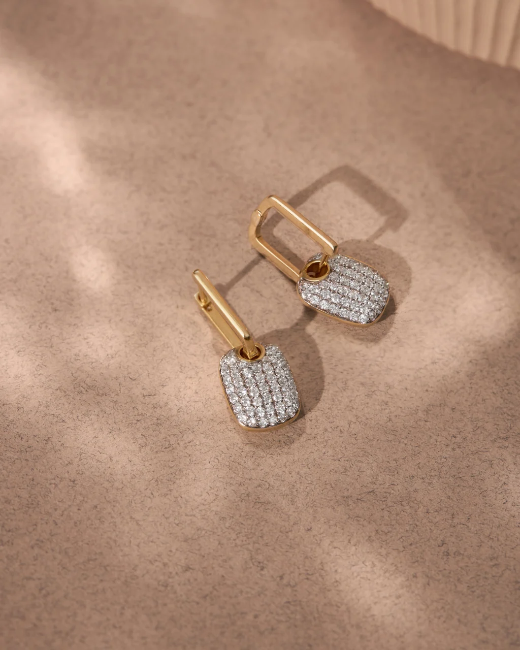 Tiered Crystal Drop Earrings — view 2