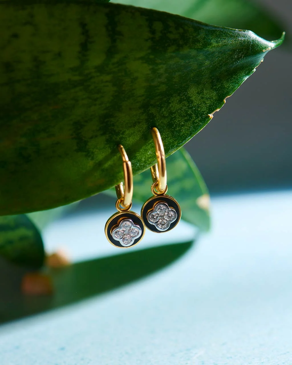 Cascading Diamond Chandelier Earrings — view 3