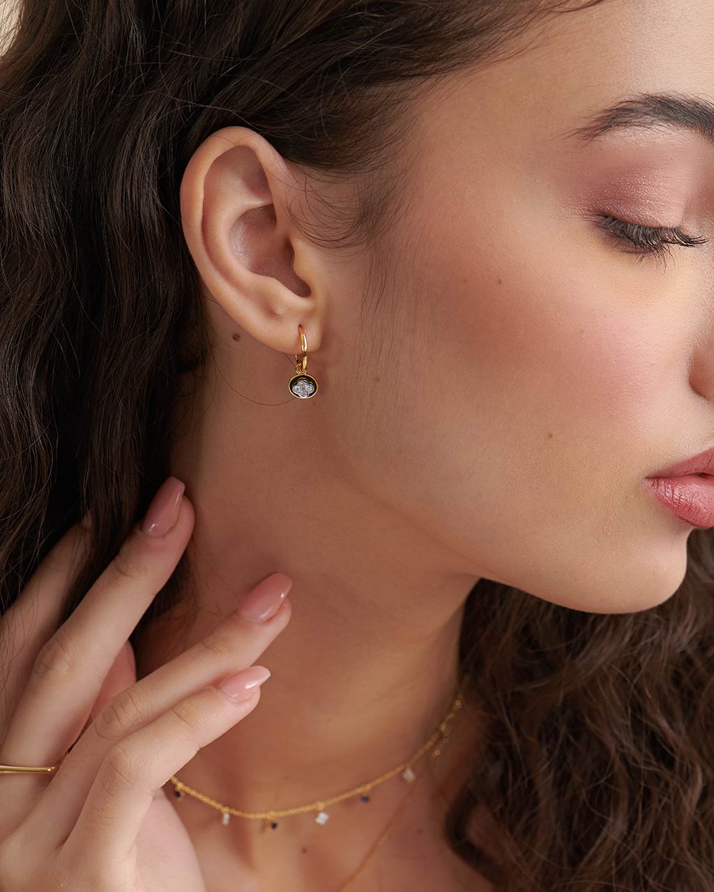 Cascading Diamond Chandelier Earrings — view 7