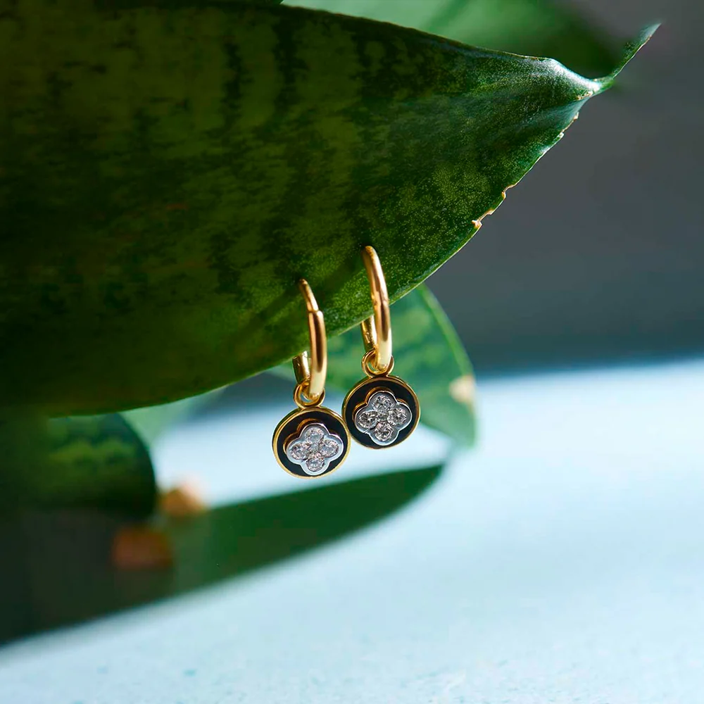 Cascading Diamond Chandelier Earrings — view 5