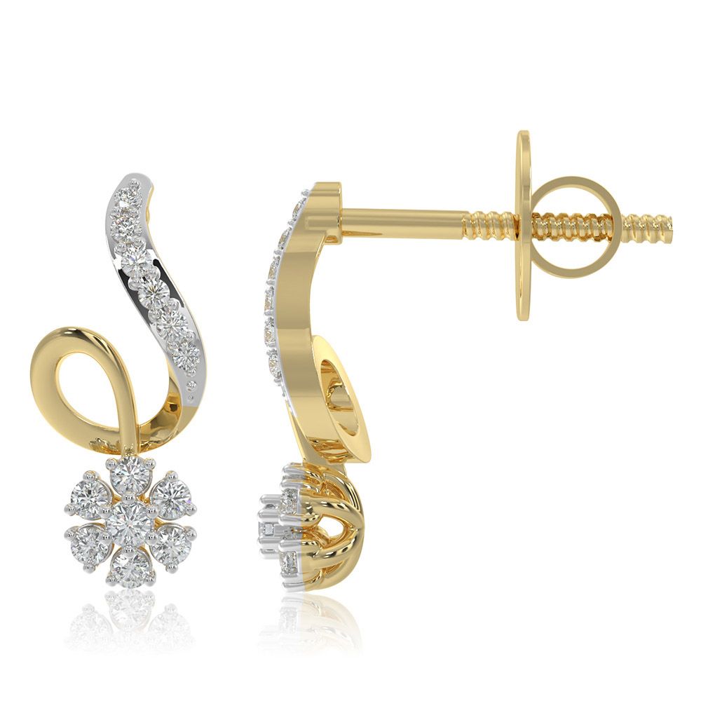 Bridal Chandelier Earrings — view 3