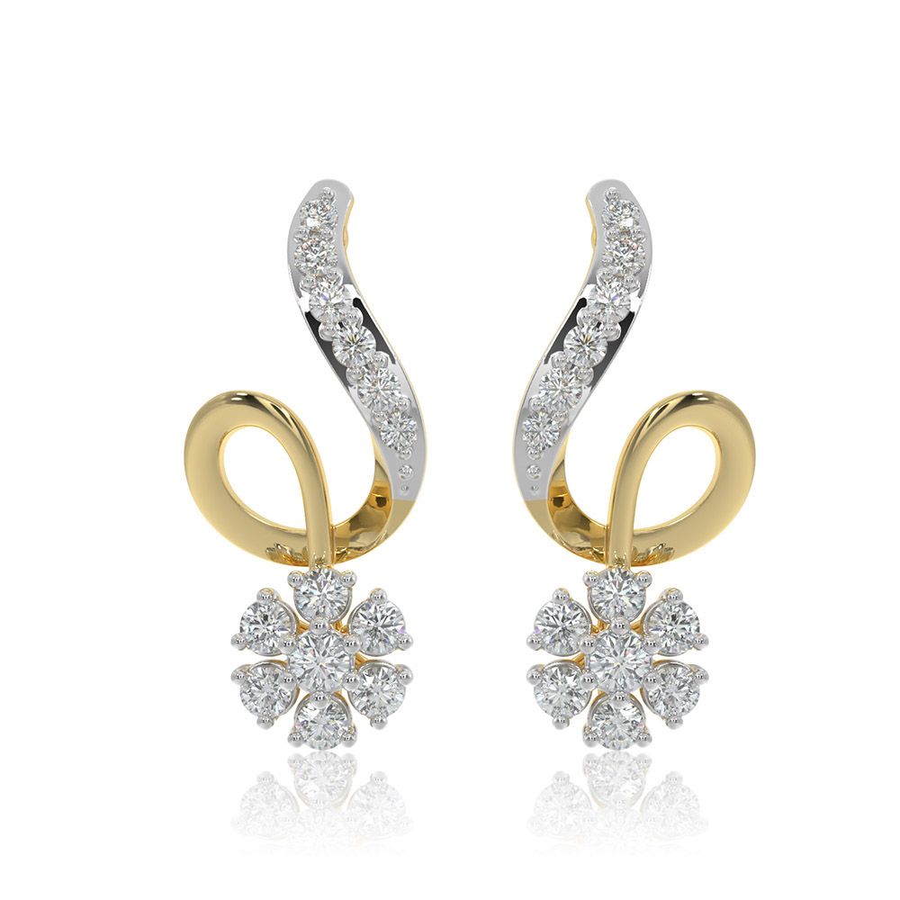 Bridal Chandelier Earrings — view 2
