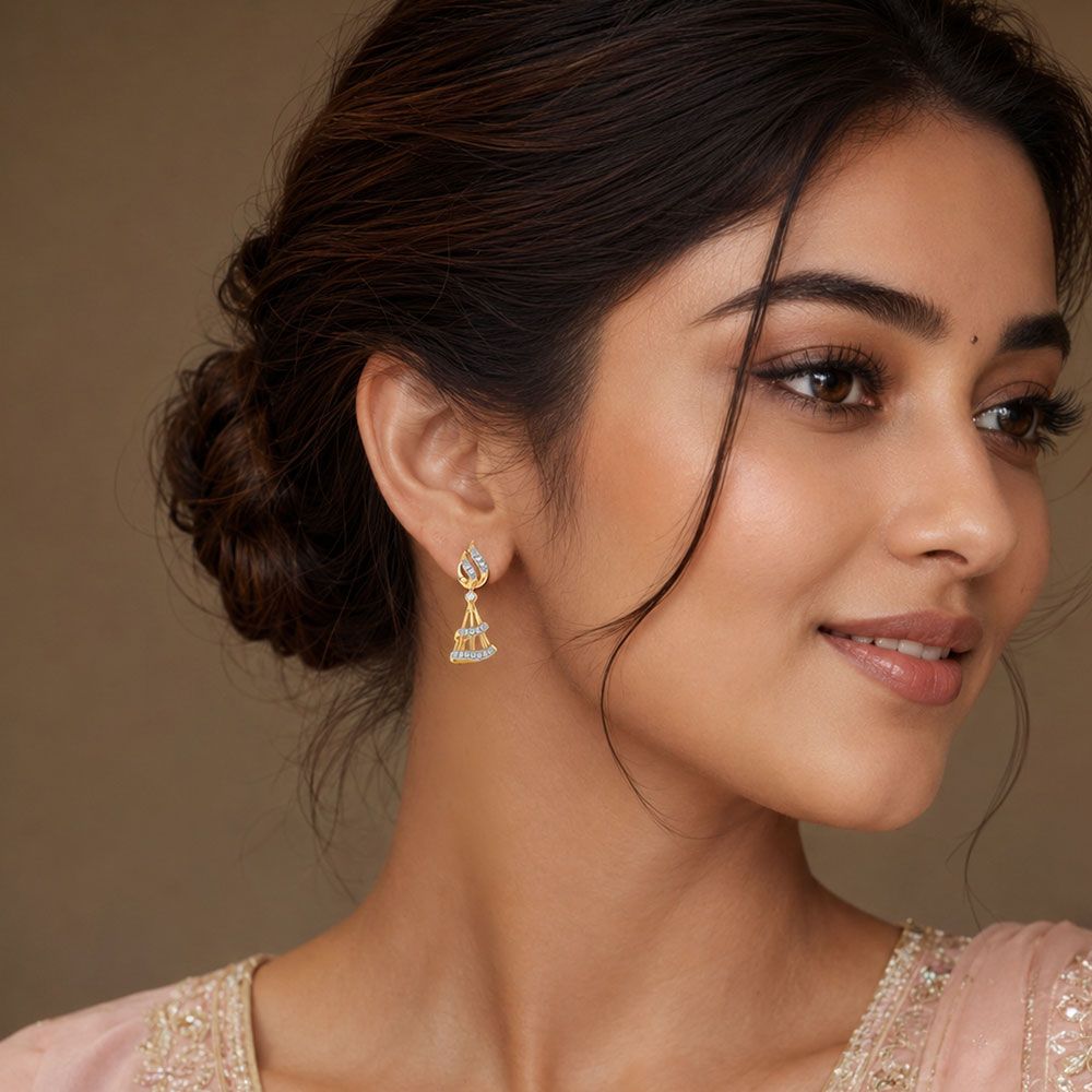 Bridal Kundan Jhumkas — view 5