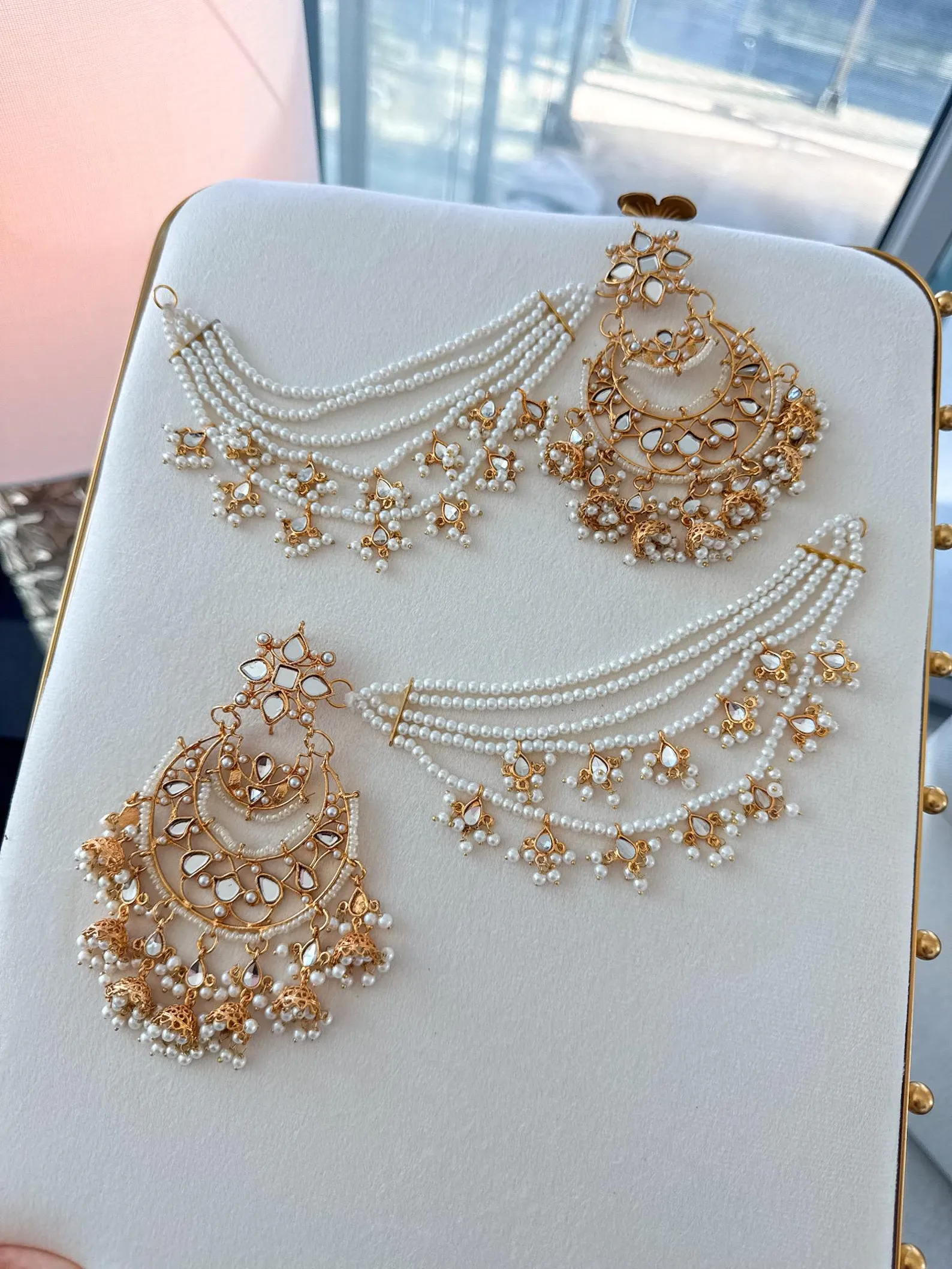 Festive Ruby Chandbalis — view 2