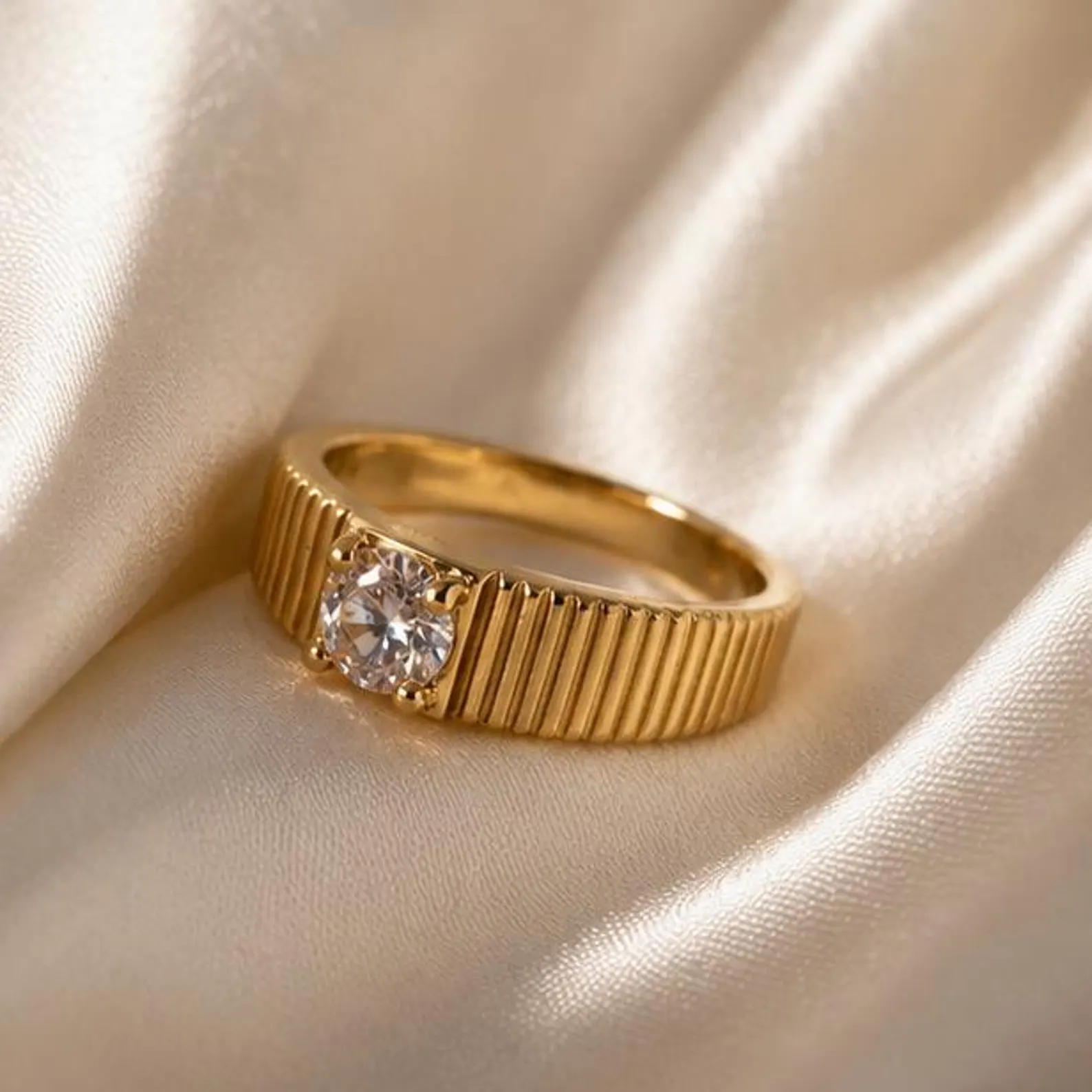 Onyx Accent Men's Ring — view 4