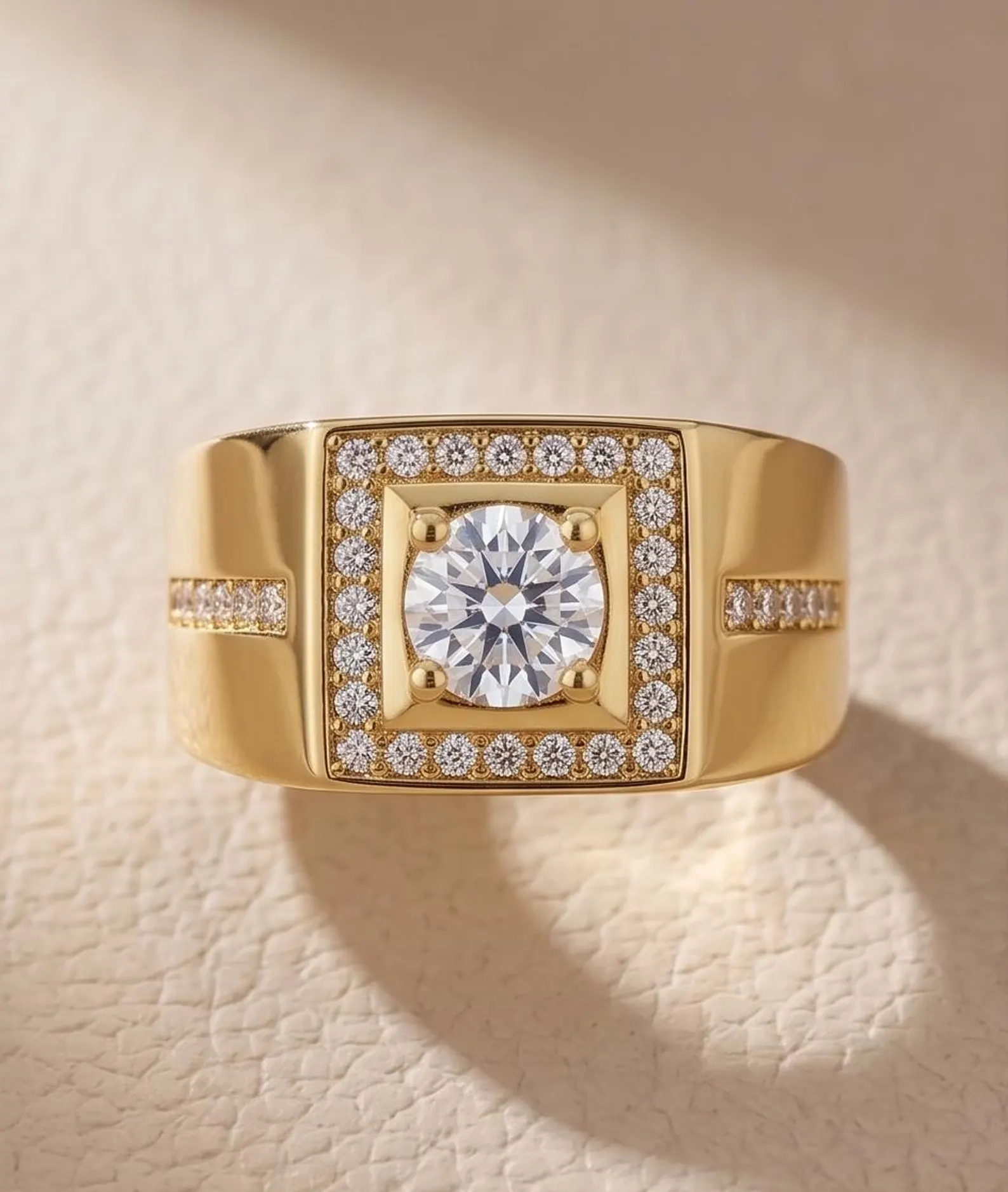 Heavy Men's Statement Ring — view 6