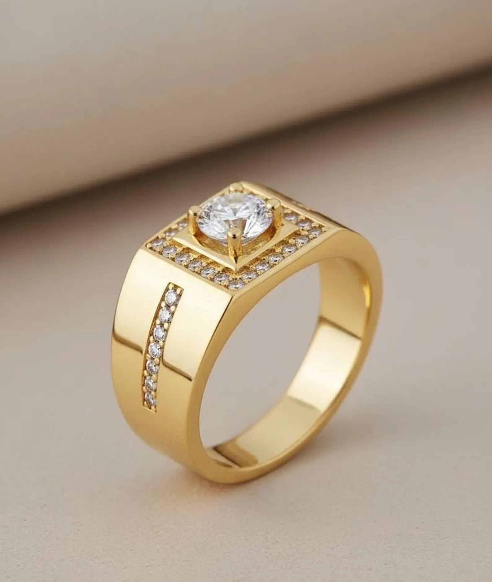 Heavy Men's Statement Ring — view 7