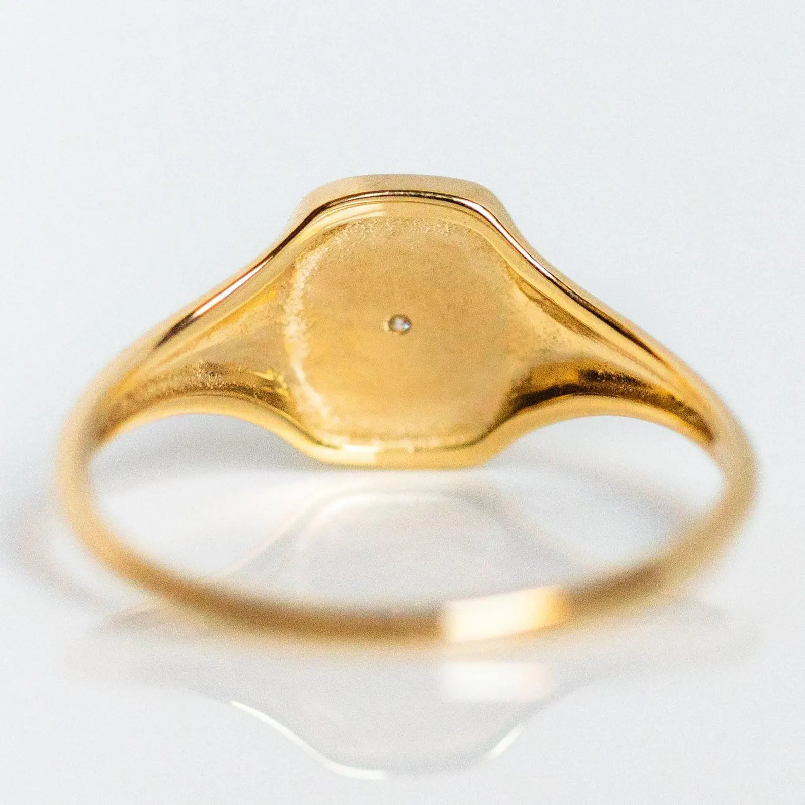 Engraved Men's Gold Ring — view 5