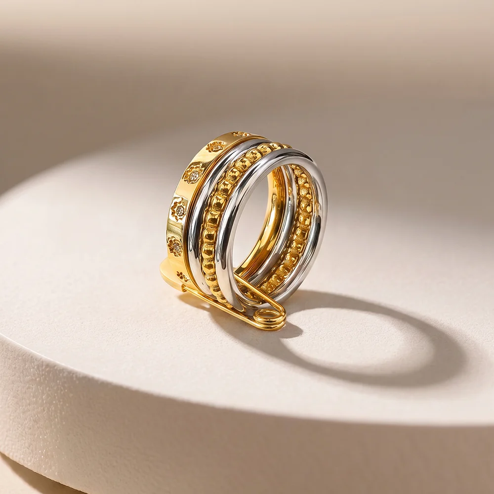 Textured Stackable Ring