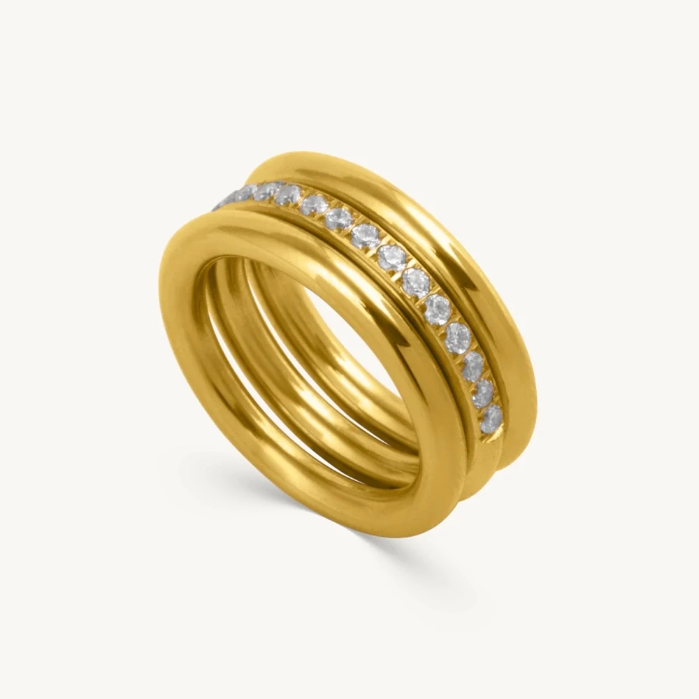 Thin Gold Stacking Band