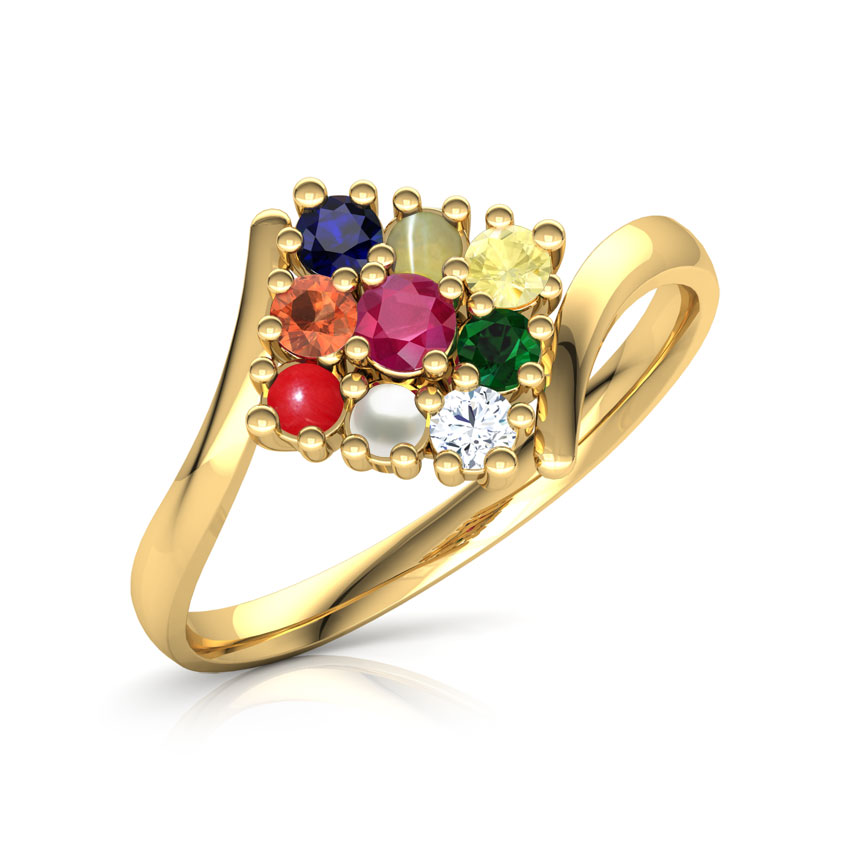 Traditional Navratna Ring — view 2
