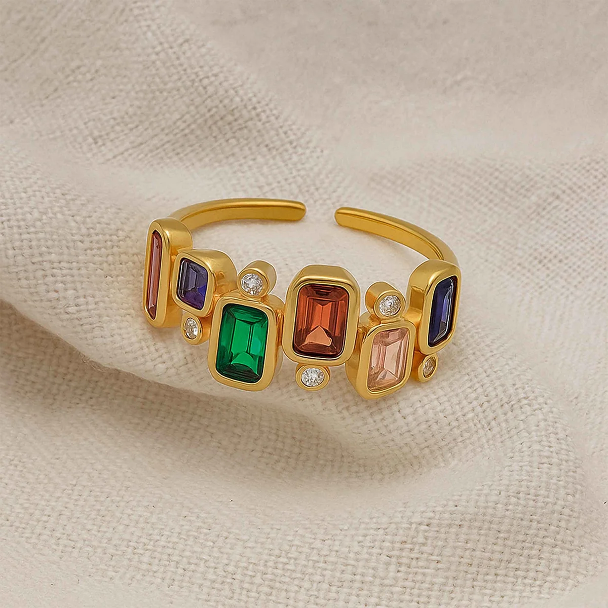 Multi-Stone Navratna Ring