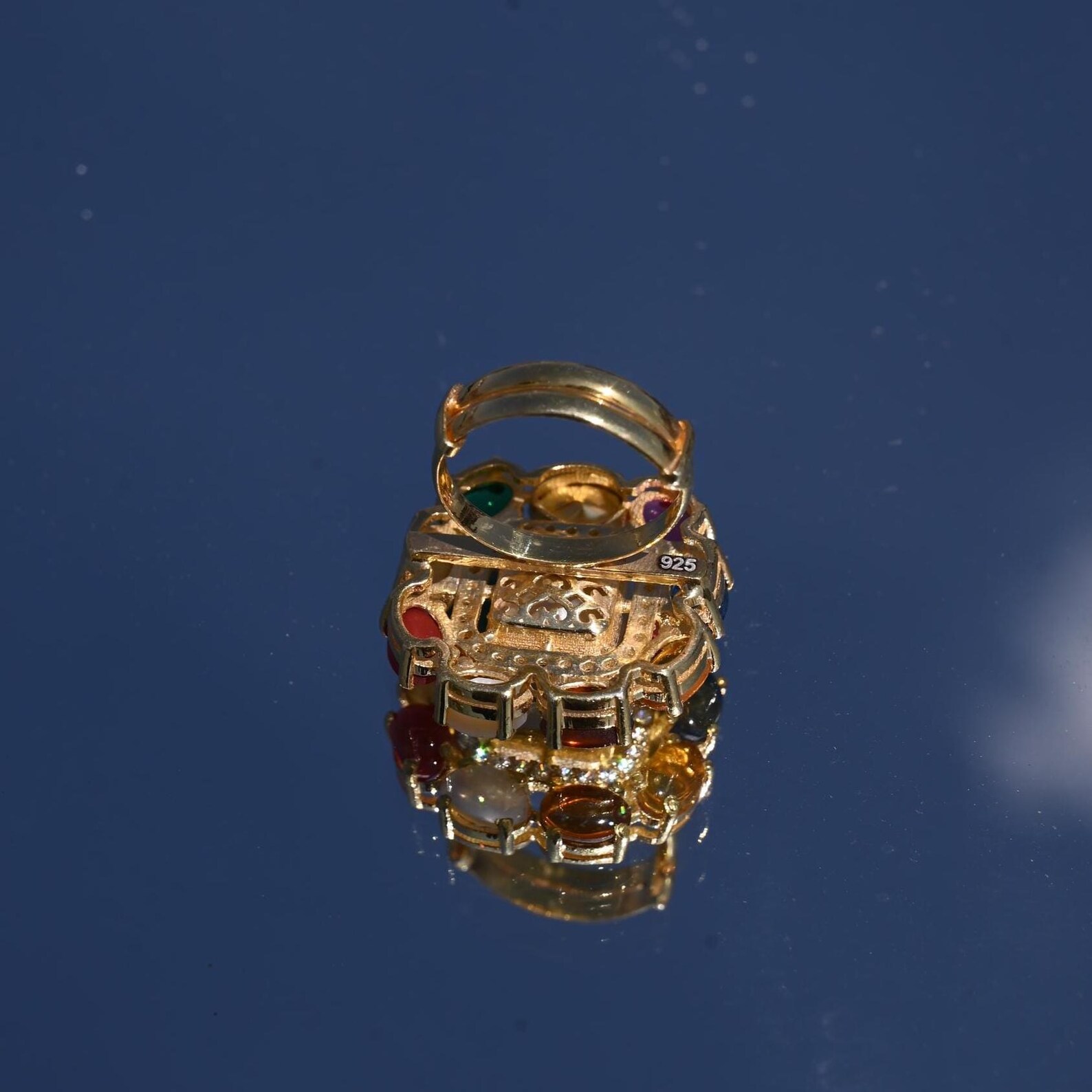 Heritage Navratna Ring — view 4