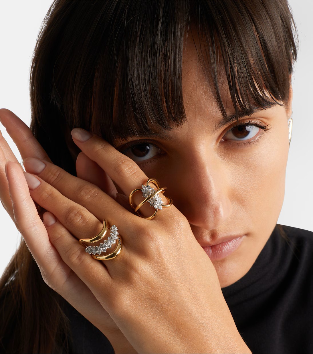 Bold Gemstone Cocktail Ring — view 4