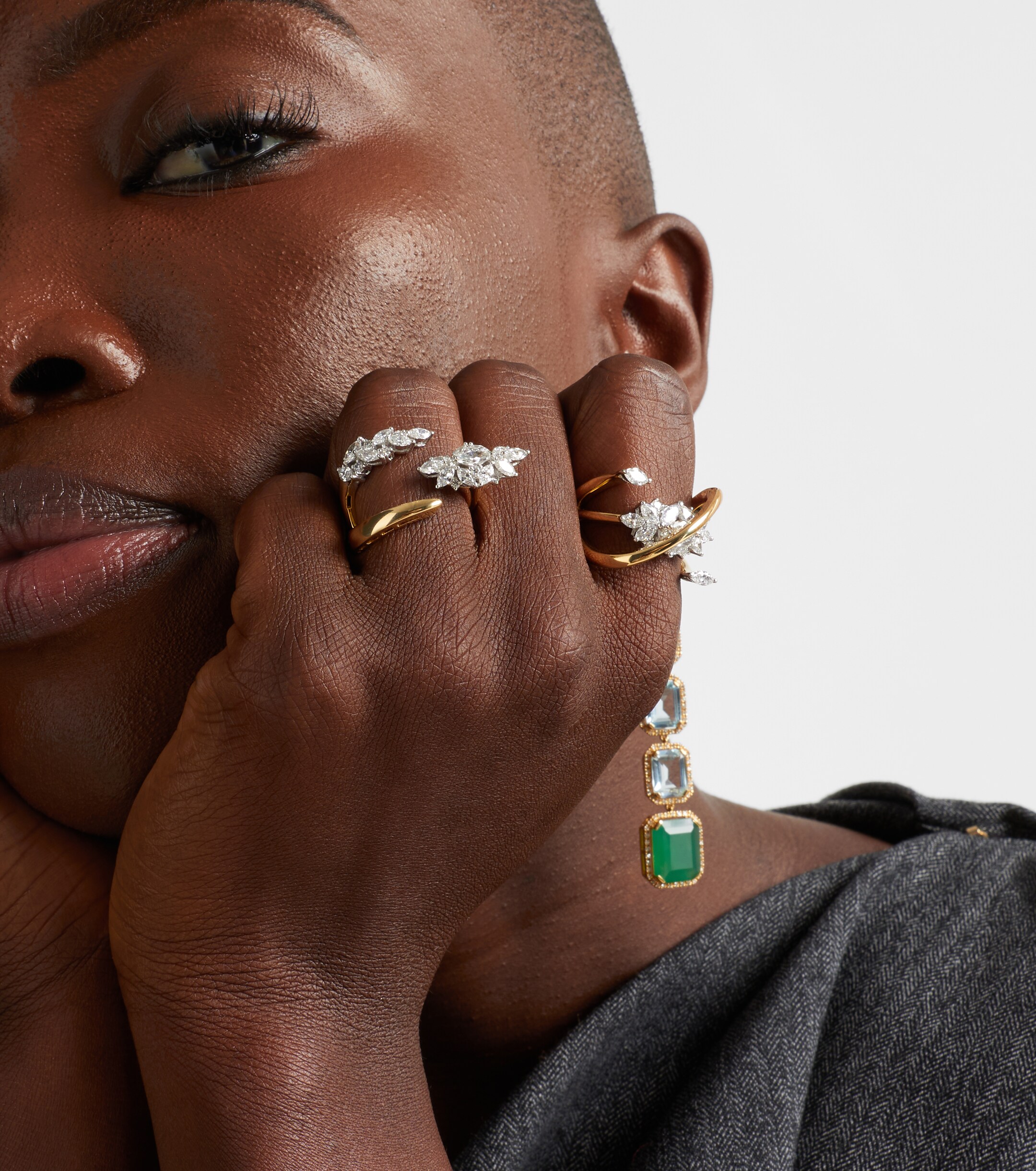 Layered Cocktail Ring — view 5