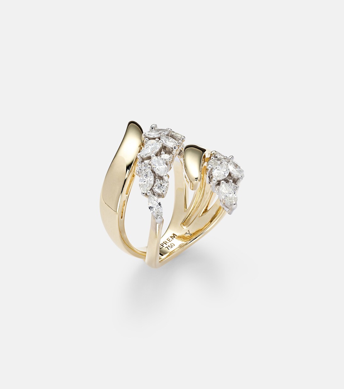 Floral Festive Ring — view 2