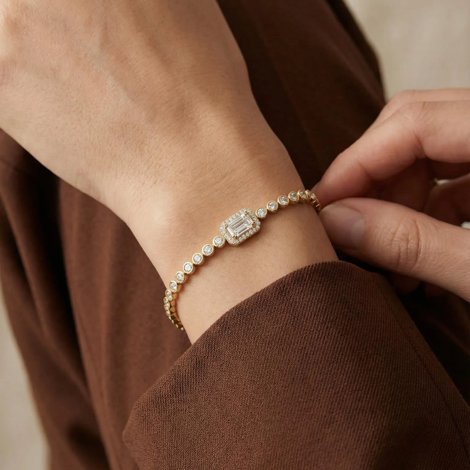 Fine Diamond Tennis Bracelet