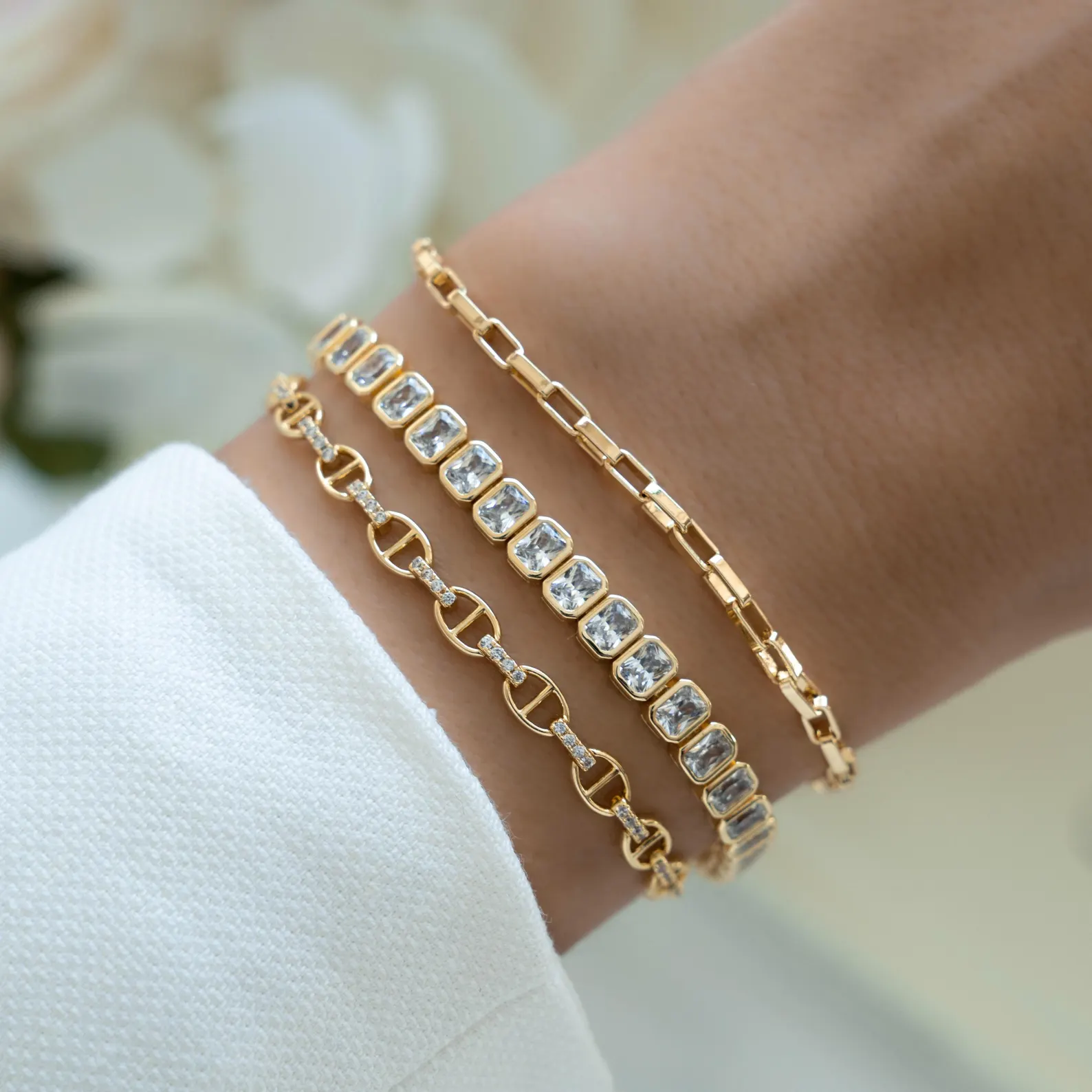 Elegant Tennis Bracelet — view 6