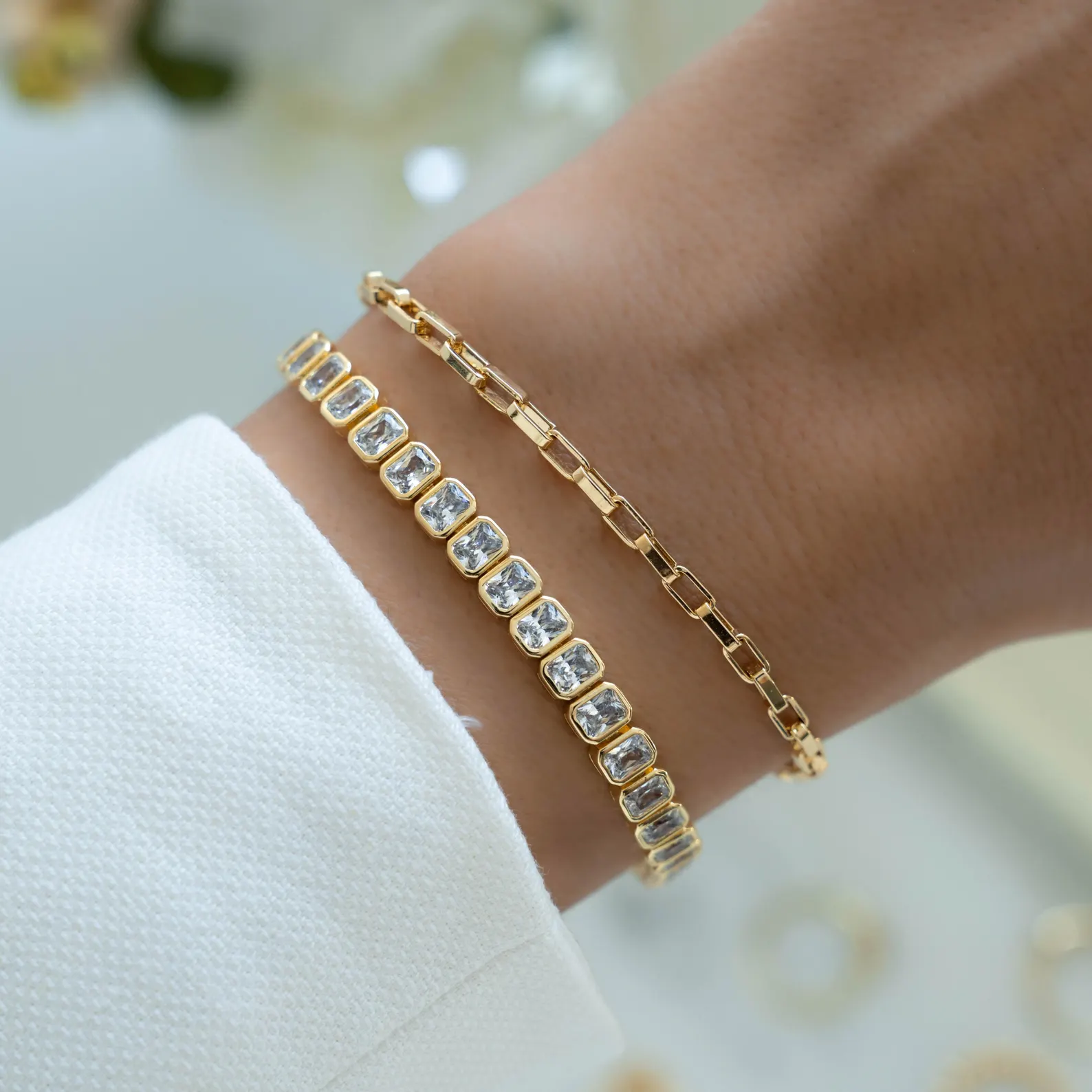 Elegant Tennis Bracelet — view 5