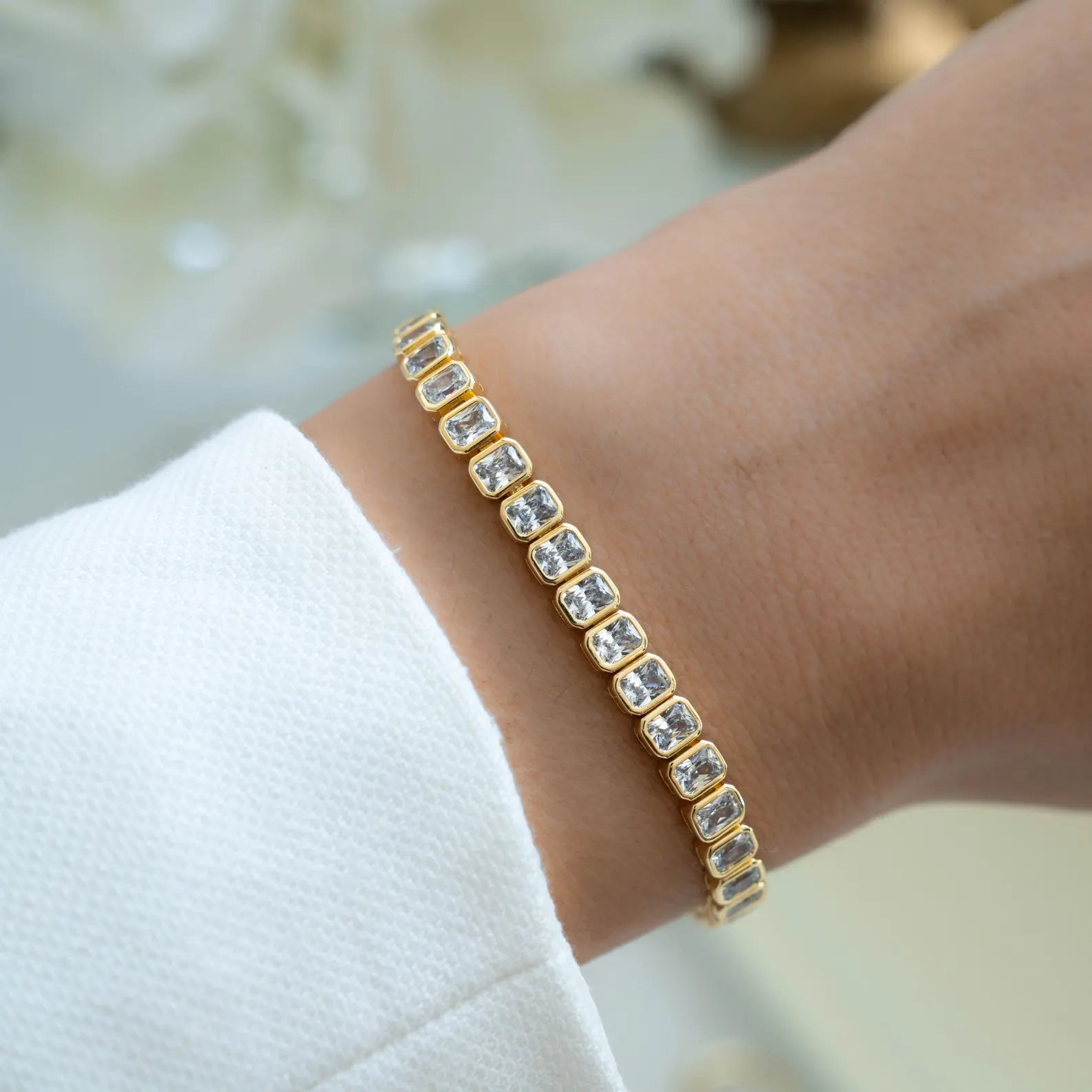 Elegant Tennis Bracelet — view 3