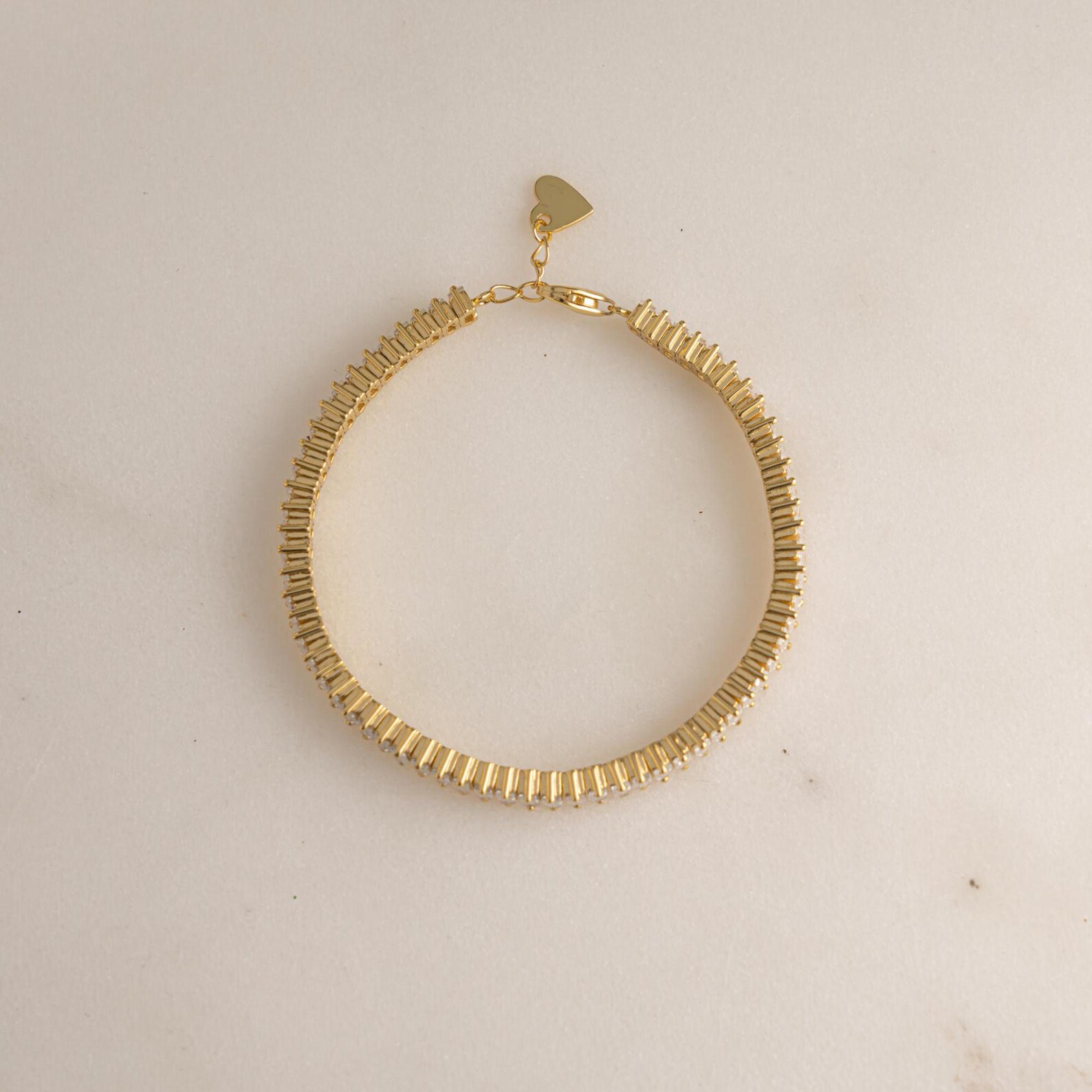 Delicate Diamond Tennis Chain — view 3