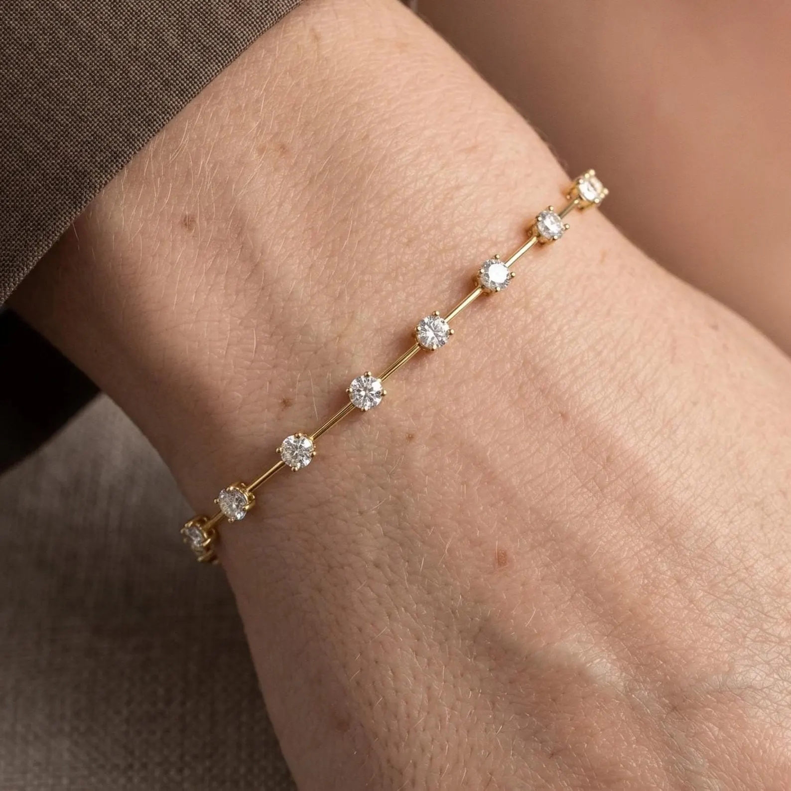 Classic Diamond Tennis Bracelet