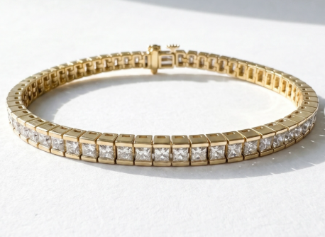 Bridal Tennis Bracelet — view 2